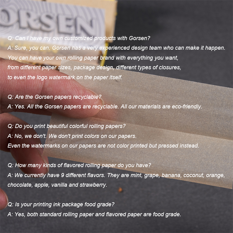 Rolling Paper Manufacturer