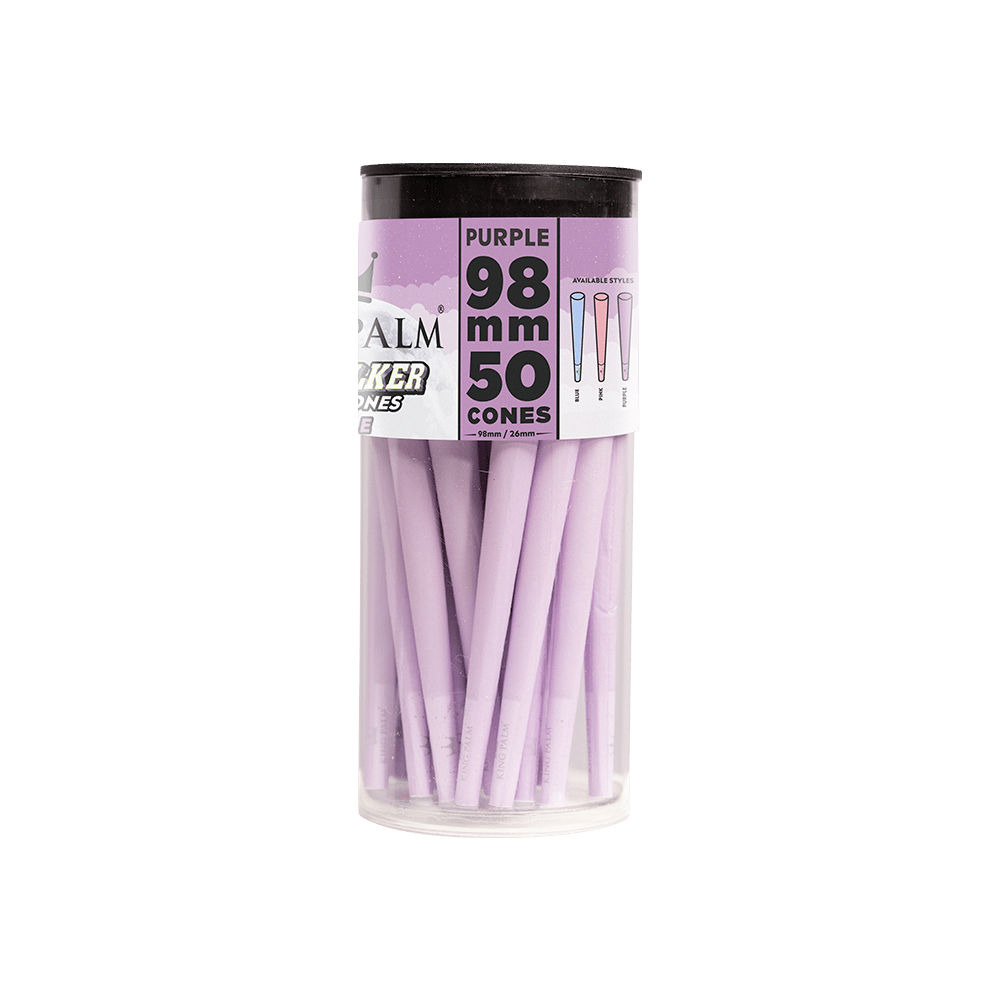 108mm OEM Purple Rolling Paper Pre Rolled Cones