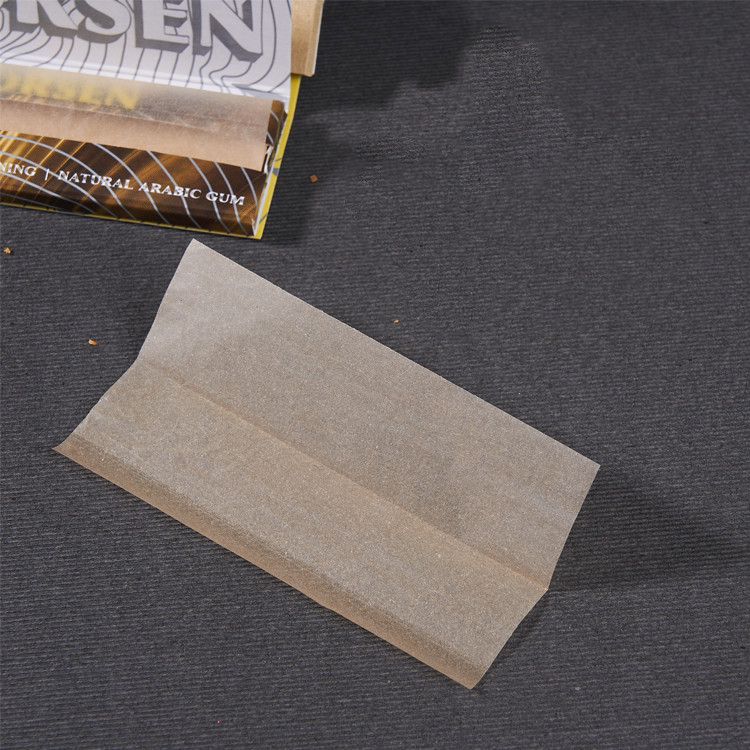 Eco-Friendly Raw Unrefined Custom Print Hemp Cigarette Rolling Paper