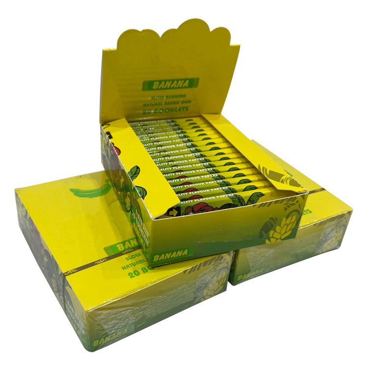 Hot Sale Rice Slow Burning Flavored Rolling Papers Booklets 