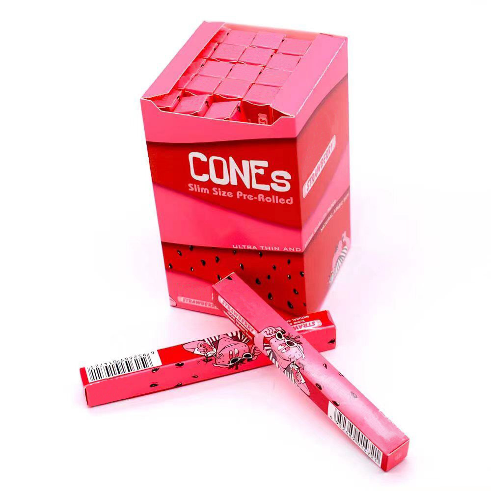 OEM Pink 108mm Pre Rolled Cones