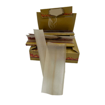 Natural Arabic Gum Brown King Size Slim Unbleached Rolling Paper Cannabis